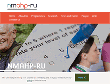 Tablet Screenshot of nmahp-ru.ac.uk